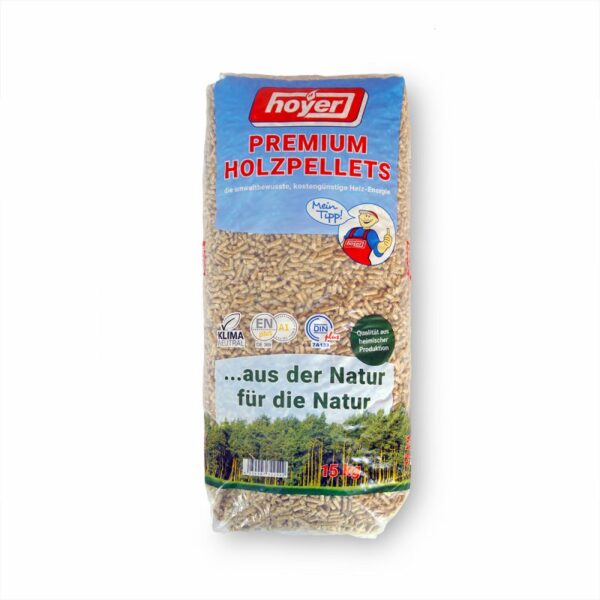 HOYER Holzpellets 6mm ENplusA1, 66 x 15kg Palette
