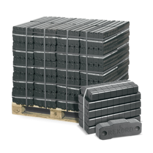 Rekord Braunkohlebriketts 25kg | 1000kg Palette