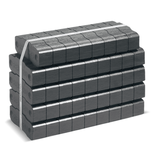 Rekord Braunkohlebriketts 25kg | 1000kg Palette – Bild 6